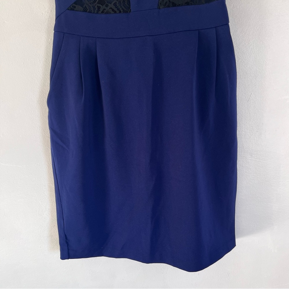 [Express] Blue Strapless Dress - Picture 8 of 12